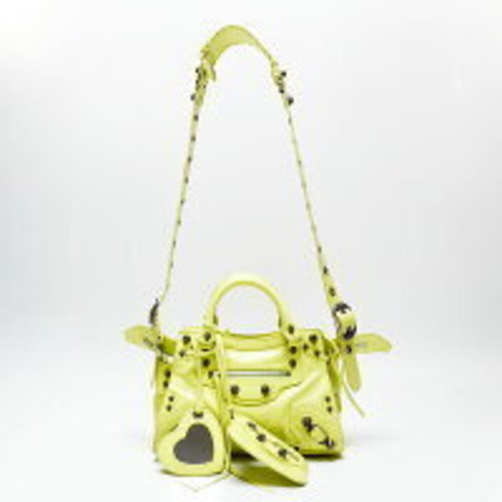 Balenciaga Giant City Handbag Yellow